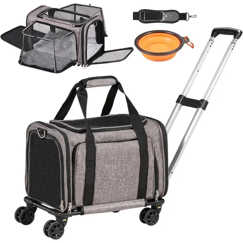 Pet Carrier with Wheels