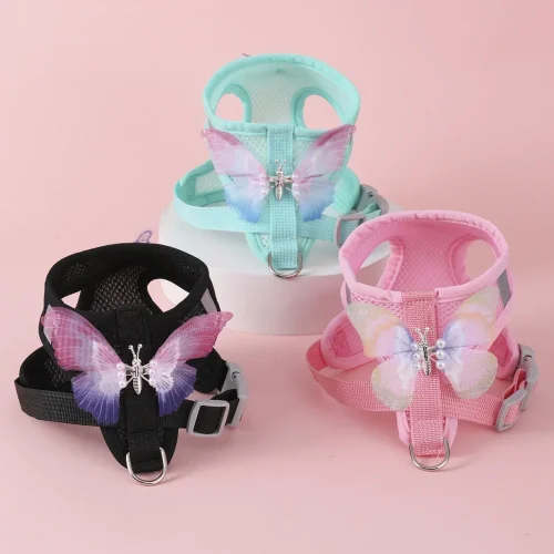 Butterfly Cute Dog Harness for Small Dogs/Cat