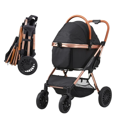 66 lbs Pet Foldable Stroller
