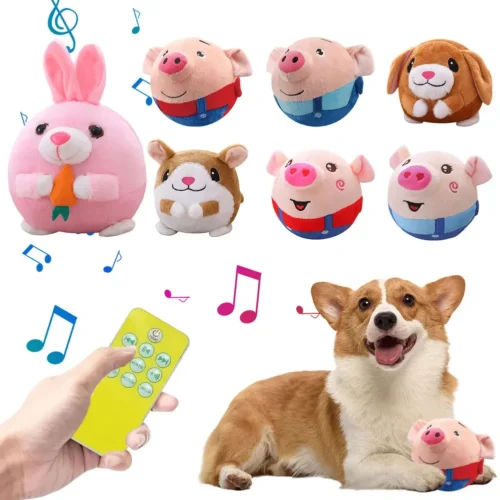 Electronic Ball Bouncing Music Vibration Pet Toy