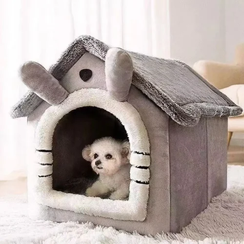 Comfy Dog House Style Bed