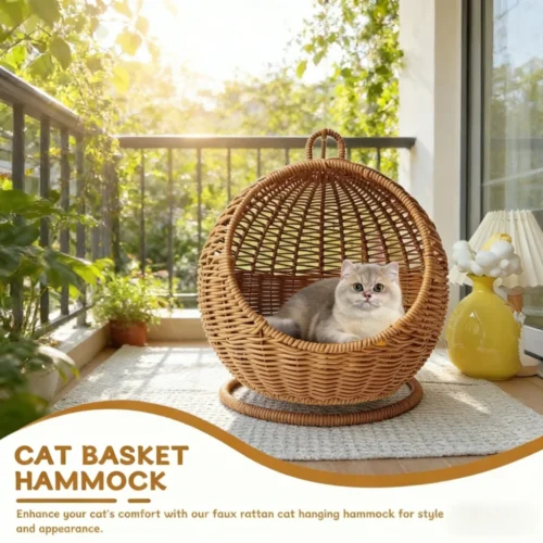 Luxe Hand Woven Cat Hammock